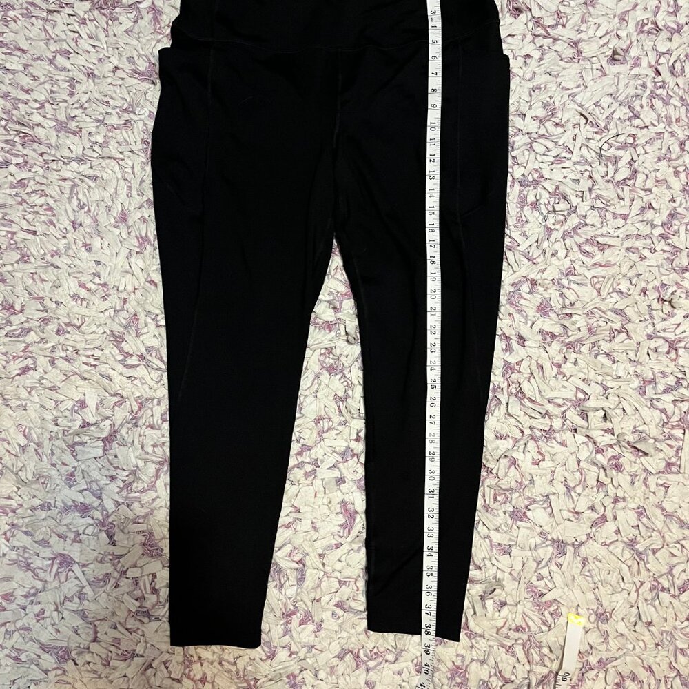Tek Gear 2XL Workout Gear High Waisted Black Leggings W/ Pockets Like NEW - Picture 3 of 8